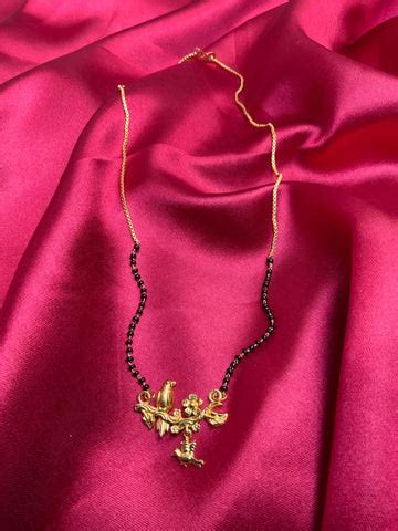 Tradional Gold Plated Bird Mangalsutra