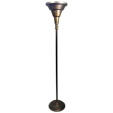 Pair Of Art Deco Torchiere Floor Lamps at 1stDibs