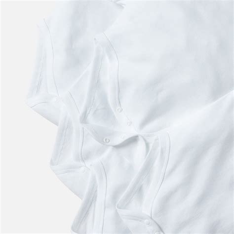 Buy Solid Organic Bodysuit with Round Neck - Set of 5 from Love Earth ...