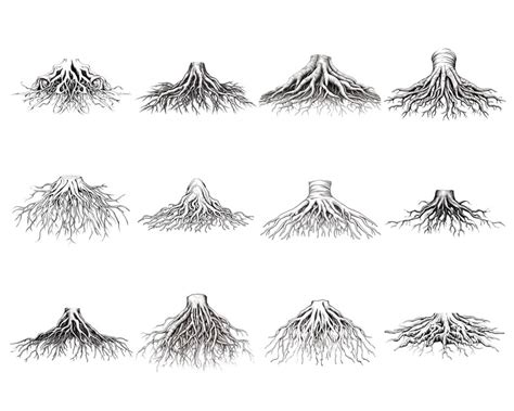 Buy 120 Procreate Root Stamps Tree Roots Brush for Procreate Online in ...