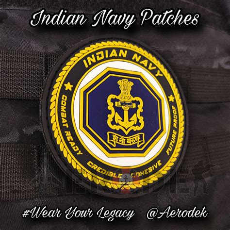 Indian Navy PVC Patch – AERODEK STORE