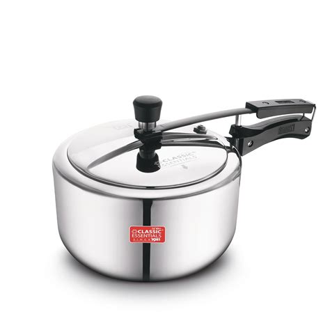 Buy Classic Essentials Triply Stainless Steel Pressure Cooker Inner Lid ...