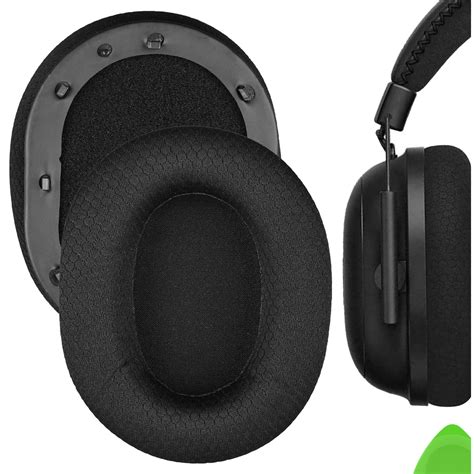 Geekria Comfort Mesh Fabric Replacement Ear Pads for Razer BlackShark ...