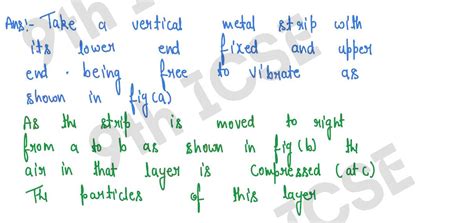 Physics Propogation Of Sound Waves Exercise 8a