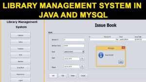 Image result for Library Management System Project Java with MySQL