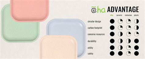 Buy Eha Set of 4 Earth-Friendly Snack Plate | 8 inch |Snacks Serving ...