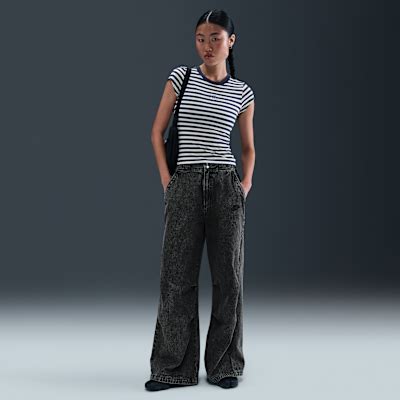 Nike Sportswear Women's Tight Striped T-Shirt. Nike IN