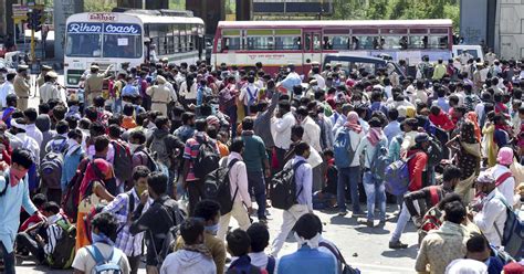 Covid-19 lockdown: UP provides 1,000 buses to ferry stranded migrant ...