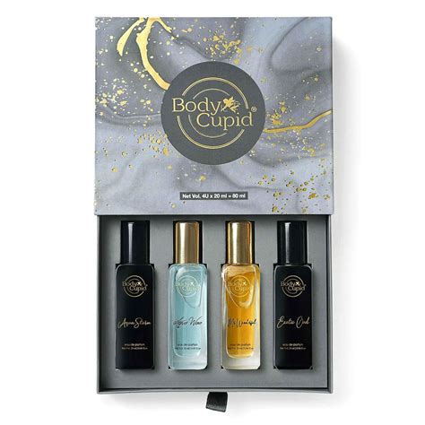 Buy Body Cupid Luxury Perfume Gift Set for Men 4X20 ML | Long Lasting ...