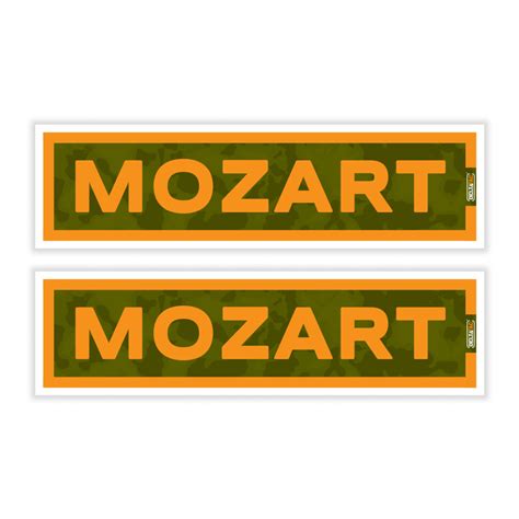 DeltaTac Name Tab Stickers- Mozart (Pack of 2)