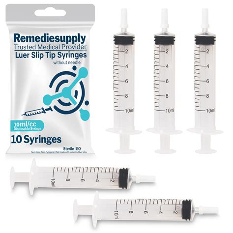 10 Pcs 10 Ml Syringes For Liquid With Caps Individually | Desertcart EGYPT