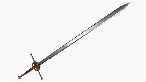 3D Fantasy Sword RPG Spanish Montante Mandoble Espadon Bastard Sword ...