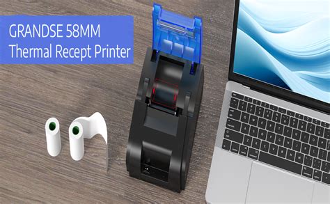 GRANDSE 2 Inch (58 mm) Thermal Receipt Printer with One Year Warranty ...