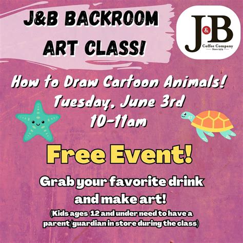 Backroom Art Class- How To Draw Cartoon Animals!, 2701 26th St, Lubbock ...