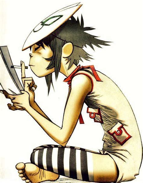 Gorillaz Plastic Beach Noodle | Arte de gorillaz, Gorillaz, Ilustraciones
