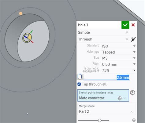 Image result for How to Add Threads in Onshape