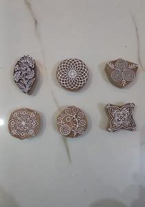 JK Arts Wooden printing block stamps 100%Genuine High Dept Hand Carving ...