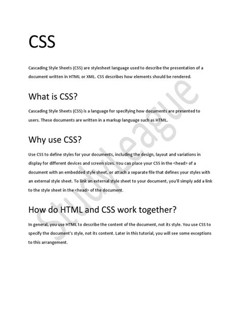 Image result for CSS Full Form