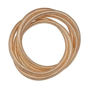 Buy Chic Laddies Rose Gold Anti-Tarnish Snake Chain Bracelet ...