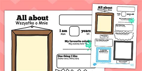 All about Me Poster Polish Translation
