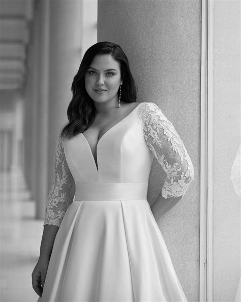 Svatební šaty pro plnoštíhlé RC Milana | NOVIAS