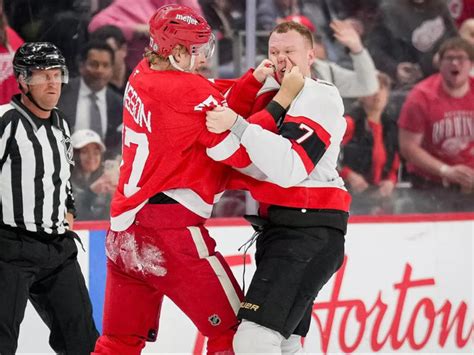"Gets rolled by a guy half his size": Brady Tkachuk and Simon Edvinsson ...