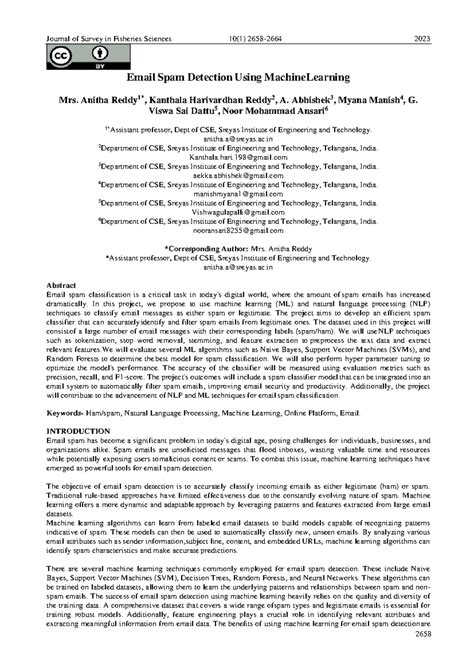 Email+SPAM+ Detection Final Fishries++(2658+to+2664) - Journal of ...