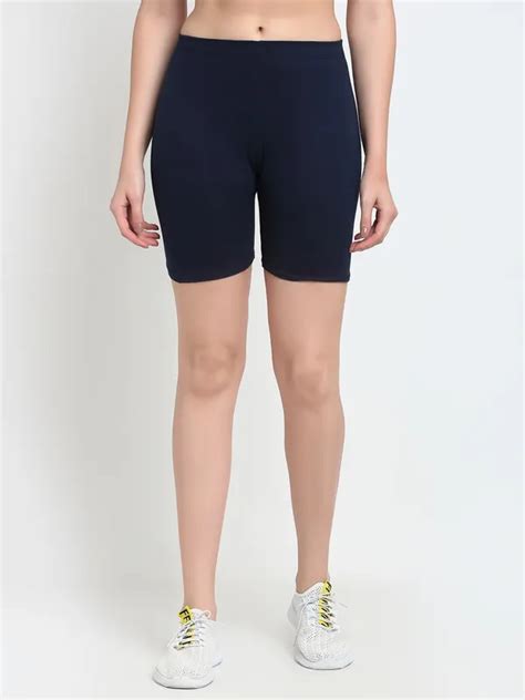 Gracit Navy Cotton Shorts For Women Price in India - Buy Gracit Navy ...