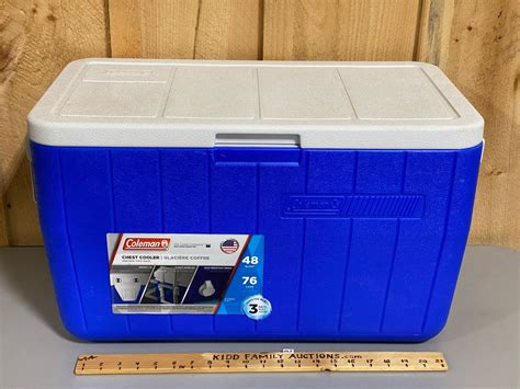 COLEMAN 48 QUART COOLER - Kidd Family Auctions