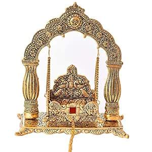 CHHARIYA Crafts Metal Krishna Jhula, Laddu Gopal Jhula, for Home and ...