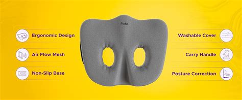 Buy Frido Ultimate Socket Seat Cushion with Ortho Memory Foam | Double ...