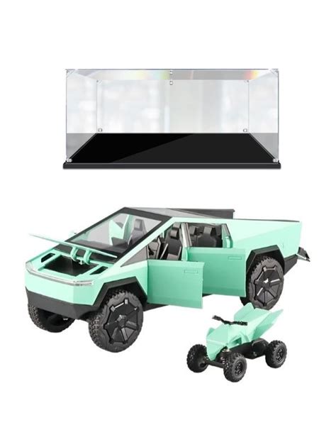 Green - Tesla Cybertruck Diecast Model – Pullback Toy Car | Collectible ...