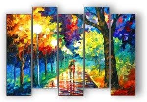 infinity interiors Lord buddha Multiple Frames Split Art Texture MDF ...