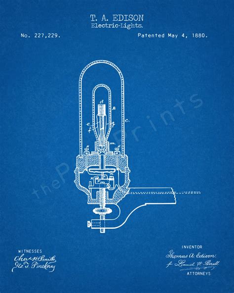Buy Edison Printable | Thomas Edison Light Bulb | Edison Art | Edison ...