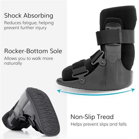 Snapklik.com : BraceAbility Short Walking Boot - Orthopedic Medical Walker Cast For Broken Toe ...