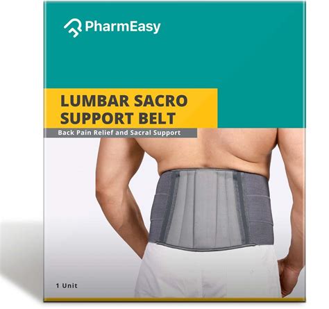 Buy LIVEASY ORTHO CARE LUMBAR SACRO SUPPORT BELT - MEDIUM Online & Get ...