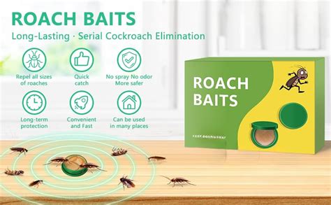 Roach Killer Indoor Infestation, Cockroach Killing Traps Indoor/Outdoor ...