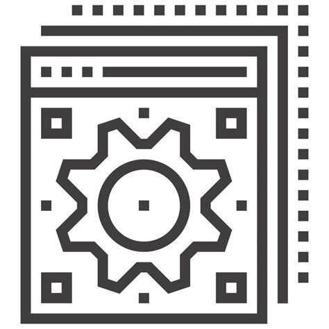 Development flat line web icon | Premium Vector