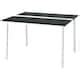 MITTZON table top, black stained/ash veneer, 120x48 cm (471/4x187/8 ...