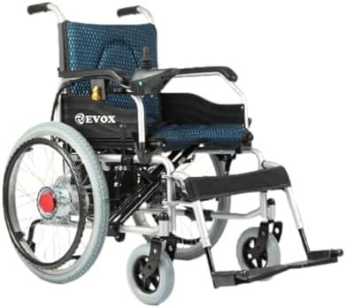 EVOX Electric Wheelchair with (24 V 12AH) Battery, 12-15 km Per Charge ...