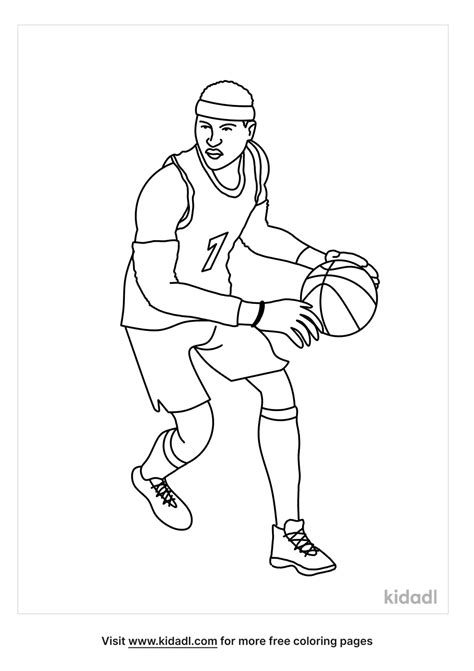 Carmelo Anthony Shoes Coloring Pages