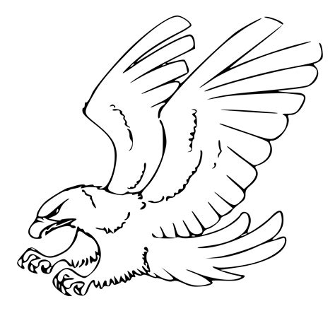 Free Black And White Eagle Clip Art, Download Free Black And White ...