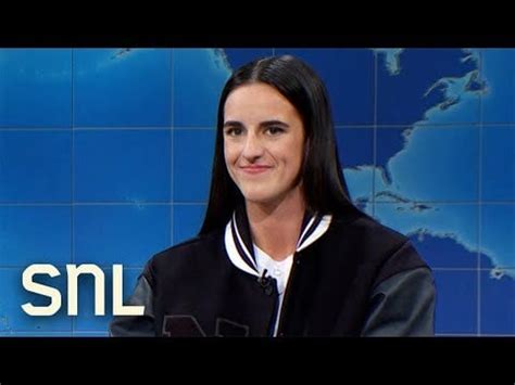 'SNL' Weekend Update brought on Caitlin Clark to call out Michael Che's ...