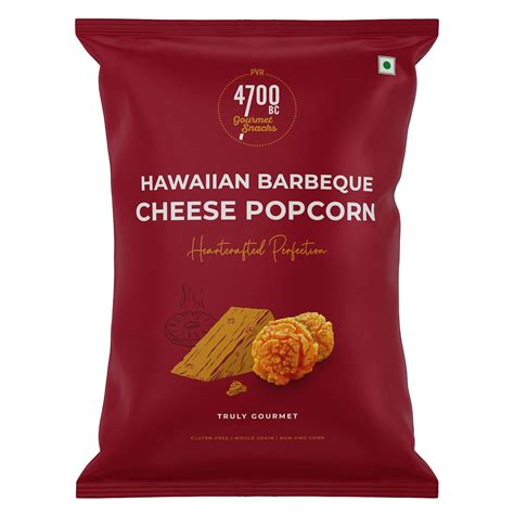 4700BC Hawaiian Barbeque Cheese Popcorn | Snack | Pouch | 35g : Amazon ...