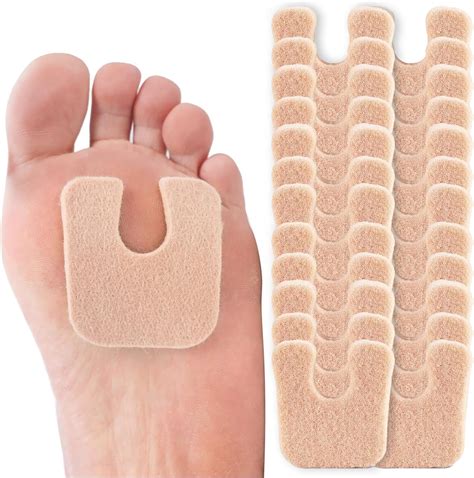 Amazon.com: U-Shaped Felt Callus Pads (48 Pack) | Protect Calluses from ...