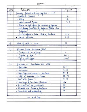 Skill-arbitrage - Arbitration,mediation and conciliation - KSLU - Studocu