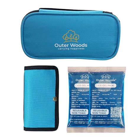 Buy Outer Woods Insulin Cooling Travel Pouch for Diabetics with Two Ice ...