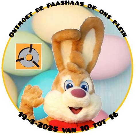 Paashaas op het plein, Oranje Nassauplein, Dieren, 19 April 2025 ...