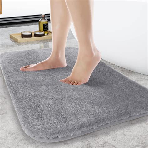 Amazon.com: Yimobra Memory Foam Bath Rugs,Microfiber Bathroom Mat,Soft ...
