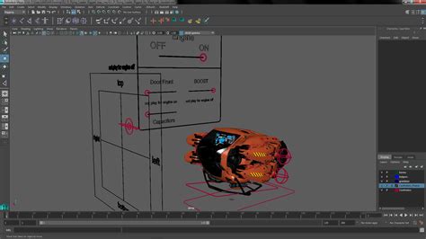 3D Sci Fi Flying Loader Rigged for Maya | 3D Molier International